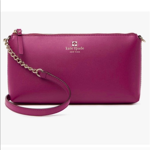 kate spade New York Declan Sawyer Street Raspberry Crossbody NWOT - Picture 1 of 9